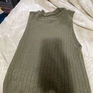 american eagle tan top